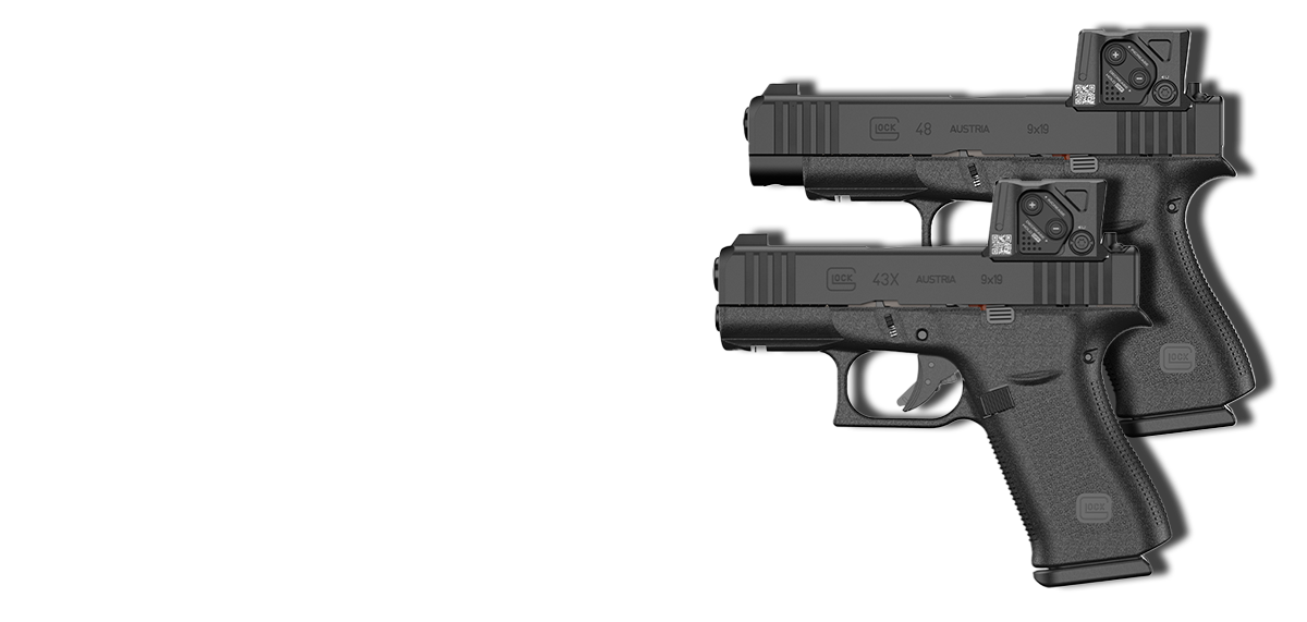 Nuevas G43X / G48 SLIM SERIES 9X19 CON VISOR AIMPONT A-CUT (Disponible a partir de abril 2025)